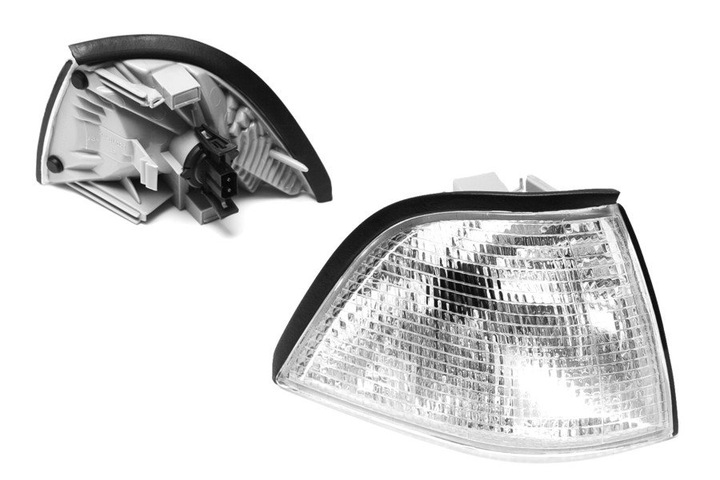 BMW 3 E36 90-00, DIRECTION INDICATOR COUPE WHITE RIGHT photo 1 - milautoparts-fr.ukrlive.com