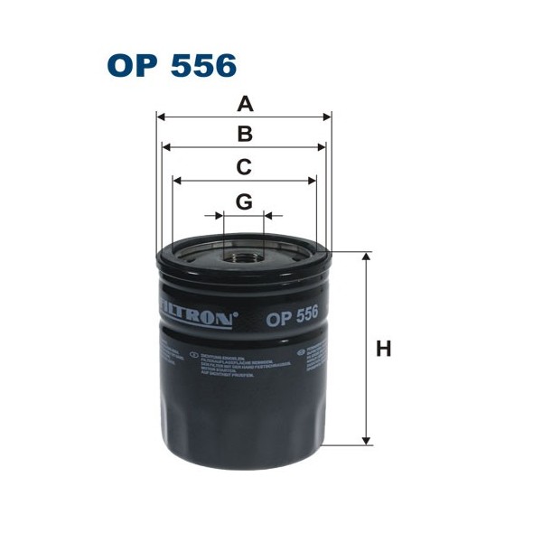 FILTRON OP 556 FILTER OILS photo 5 - milautoparts-fr.ukrlive.com