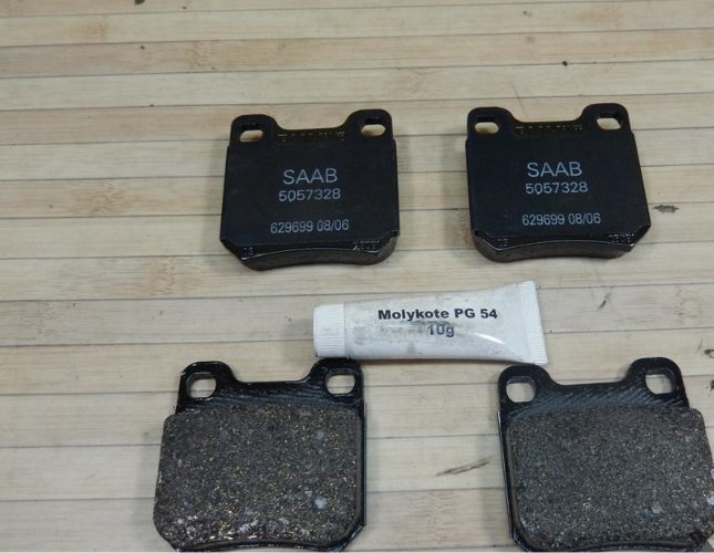 PADS BRAKE SAAB 95 93 REAR 5057336 ORIGINAL photo 4 - milautoparts-fr.ukrlive.com