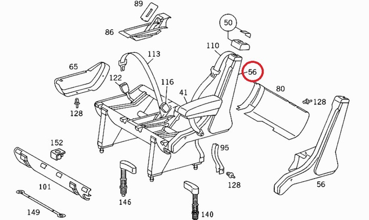 MERCEDES VITO W638 PROTECTION PLASTIQUE 6995001088 photo 2 - milautoparts-fr.ukrlive.com