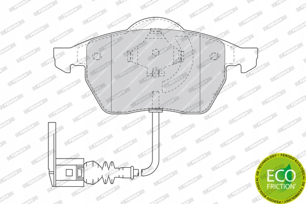 PADS FERODO FRONT - AUDI TT 8N 312MM photo 2 - milautoparts-fr.ukrlive.com