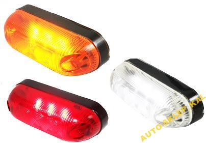 FEU GABARIT LED DIODA OVALE LED LATÉRALE ROUGE photo 6 - milautoparts-fr.ukrlive.com