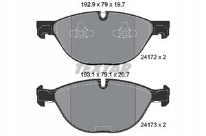 PADS SENSOR TEXTAR FRONT BMW X5 E70 X6 E71 E72 photo 2 - milautoparts-fr.ukrlive.com