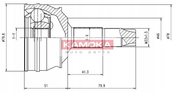 7334 COMPLET PRZEGUBU, ARBRE D’ENTRAÎNEMENT 92601903 FIAT TIPO ,TEMPRA photo 1 - milautoparts-fr.ukrlive.com