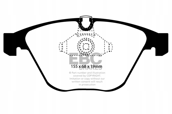 EBC GREEN PADS FRONT BMW 3 E90 E91 E92 330D 335 photo 2 - milautoparts-fr.ukrlive.com