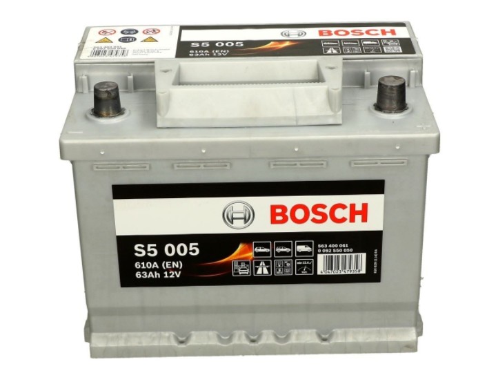 BATTERY BOSCH S5 005 63AH 610A P+ photo 1 - milautoparts-fr.ukrlive.com