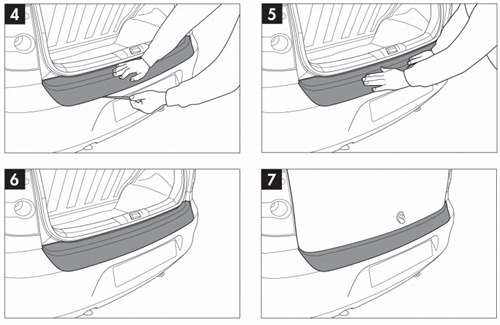 FACING, PANEL PROTECTIVE ON BUMPER FORD GRAND C-MAX 2010- photo 3 - milautoparts-fr.ukrlive.com