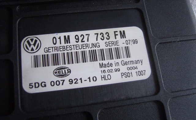 CONTROL UNIT BOX AUDI A3 VW GOLF TDI 01M927733FM photo 1 - milautoparts-fr.ukrlive.com