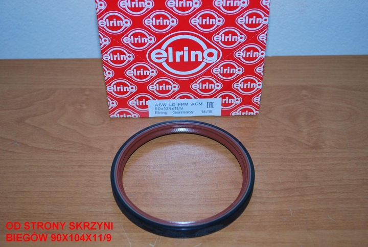 RING SEALING SHAFT SHAFT CRANKSHAFT ELRING 694.770 photo 4 - milautoparts-fr.ukrlive.com