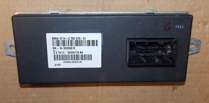 BMW 7 E65 MODULE CONTROL UNIT DYNAMIC DRIVE 6760075 photo 1 - milautoparts-fr.ukrlive.com