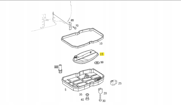 MERCEDES-BENZ AVEC A1402770095 FILTRE BOÎTES DE TRANSMISSION photo 3 - milautoparts-fr.ukrlive.com