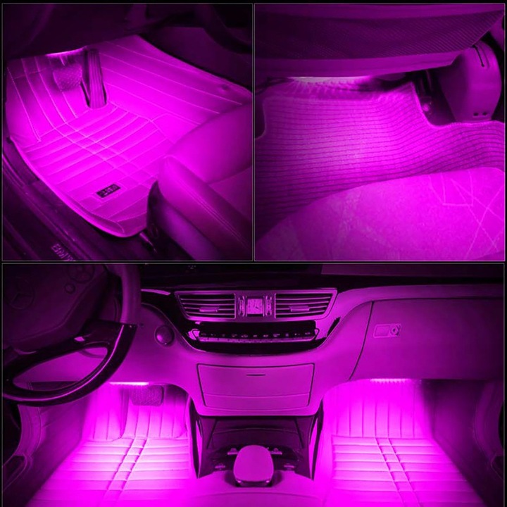 ÉCLAIRAGE D'INTERIEUR CABINES 4X9 LED RGB TABLEAU DE COMMANDE ALUMINIUM photo 8 - milautoparts-fr.ukrlive.com