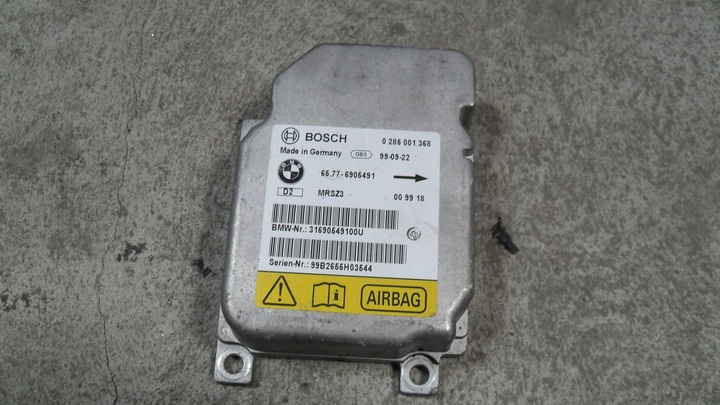 BMW E46 SENSEUR MODULE AIRBAG 0 285 001 368 photo 1 - milautoparts-fr.ukrlive.com