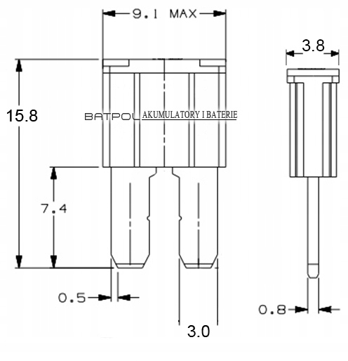 FUSES FLAT MICRO MICRO2 KIA FORD 20A CH photo 2 - milautoparts-fr.ukrlive.com