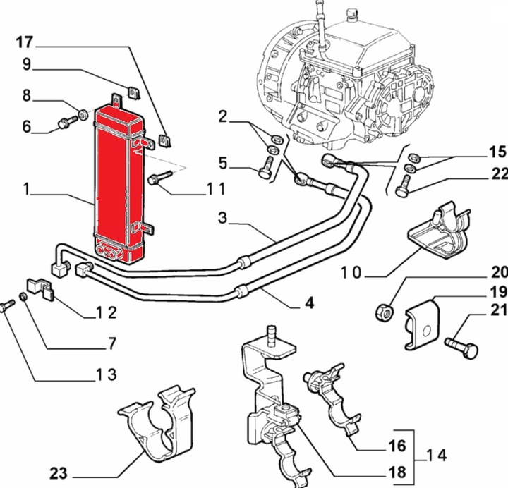 ALFA ROMEO WITH 60662797 RADIATOR OILS photo 3 - milautoparts-fr.ukrlive.com