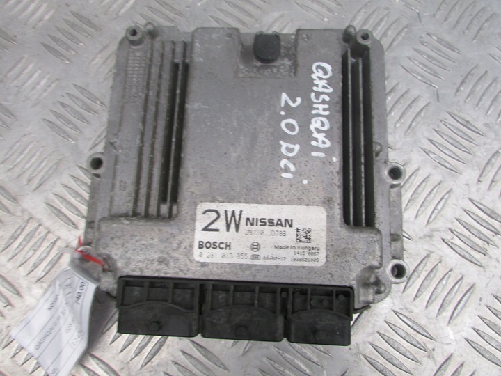 COMPUTER CONTROL UNIT 0281013855 QASHQAI 2.0 DCI 07R photo 2 - milautoparts-fr.ukrlive.com