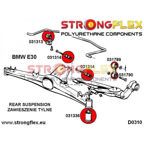 DOUILLES BLOCAGE SILENCIEUX DE LIVIER ARRIÈRE BMW E36 COMPACT SPORT photo 4 - milautoparts-fr.ukrlive.com