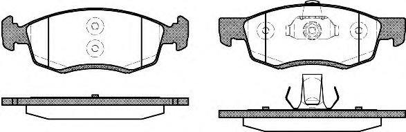 PADS REMSA FRONT DACIA LOGAN SANDERO photo 2 - milautoparts-fr.ukrlive.com