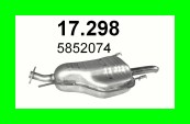 SILENCER END OPEL ZAFIRA 17.298 photo 2 - milautoparts-fr.ukrlive.com