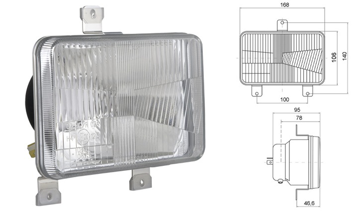 FEU GAUCHE/DRTOITE (H4, MANUALNY, GARNITURE AMPOULES GLOWNEJ, COULEUR WKLADU photo 5 - milautoparts.fr