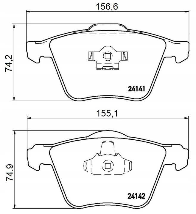 SABOTS DE FREIN MIKODA 72432 VOLVO XC90 I 02R- AVANT photo 2 - milautoparts-fr.ukrlive.com