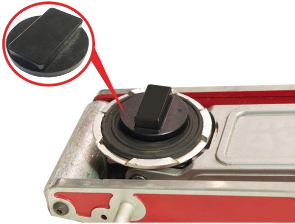 CAOUTCHOUC CONNECTEUR SOUS CRIC VERS MINI COOPER R55 R56 R57