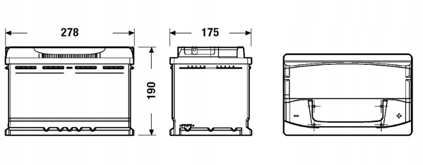 BATTERY AUTO VARTA SILVER DYNAMIC AGM 70AH, 12V, 760A, E39 photo 2 - milautoparts-fr.ukrlive.com