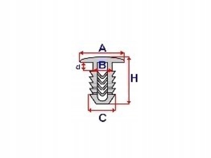 ROMIX RIVET TAPICERSKA ROM B22038 photo 2 - milautoparts-fr.ukrlive.com