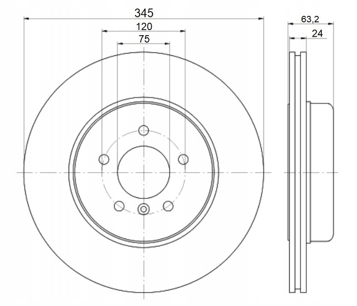 DISQUES MIKODA 0471 SABOTS DE FREIN BMW 6 E63 E64 ARRIÈRE 345MM photo 2 - milautoparts-fr.ukrlive.com