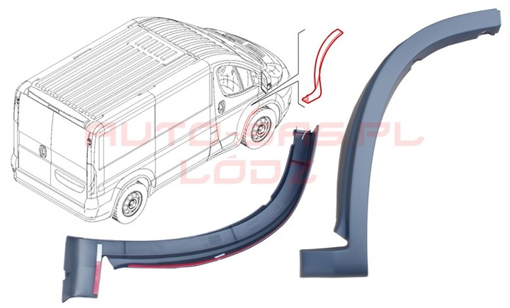 COUVE-JOINT PLANCHE COUVE-JOINT AILES FIAT DUCATO 250/251 AVEC photo 2 - milautoparts-fr.ukrlive.com