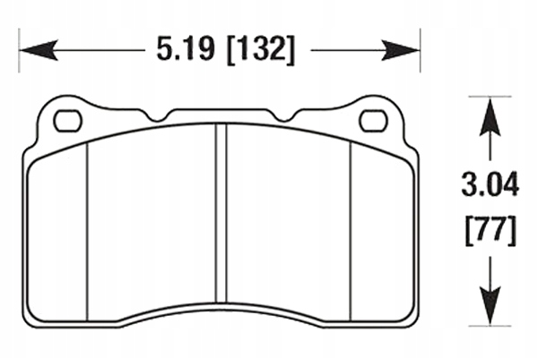 HAWK HPS PADS FRONT HONDA CIVIC X 2.0 17- TYPE R photo 2 - milautoparts-fr.ukrlive.com