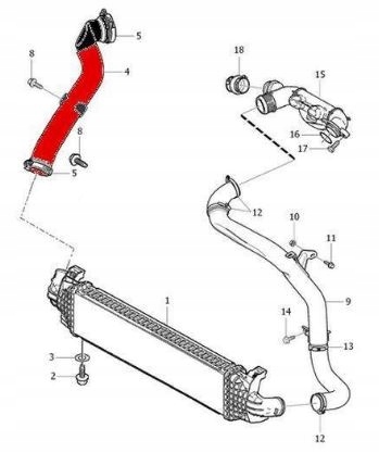 BUSE FIL DE RADIATEUR VOLVO V50 S40 C30 1.6D photo 3 - milautoparts-fr.ukrlive.com