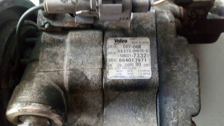 COMPRESSOR PEUGEOT 107 C1 AYGO 1.0 DKV-06R VALEO photo 2 - milautoparts-fr.ukrlive.com