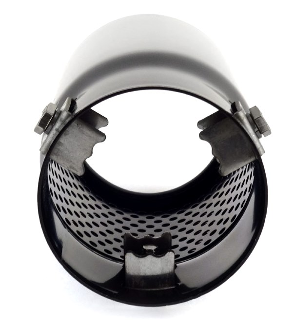 EMBOUT ÉCHAPEMENT TUNING ROND PETITE NOIR 76-MM photo 4 - milautoparts-fr.ukrlive.com