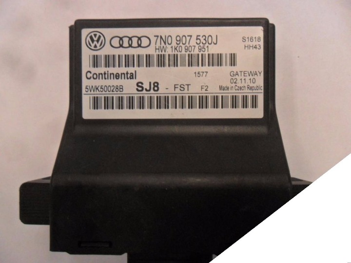 Vw audi seat блок управління блок управління шлюзу 7n0907530j, Ціна