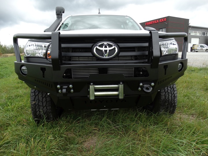 Бампер передний стальной toyota hilux revo 16-20, Цена