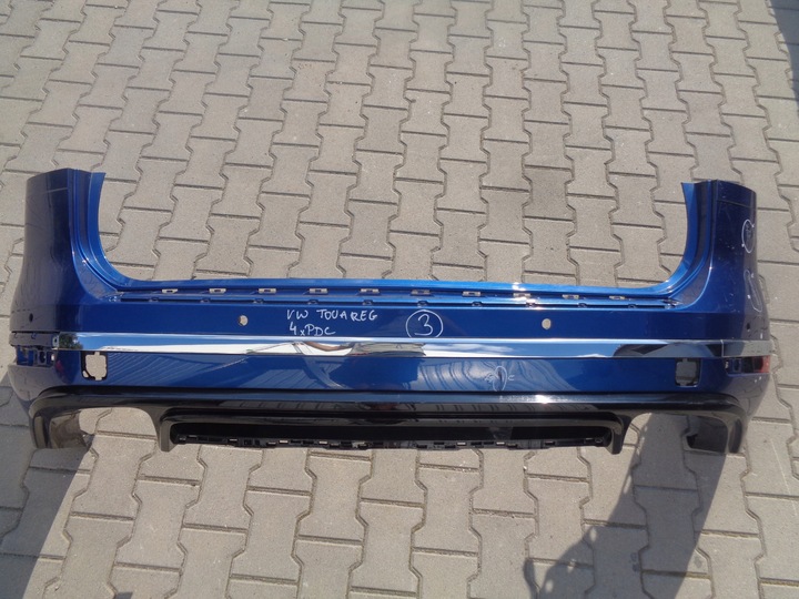 Vw touareg рестайлінг fl r line бампер задній 7p6807421d, Ціна