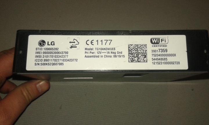 Opel insignia рестайлінг блок управління wi-fi 39017359, Ціна