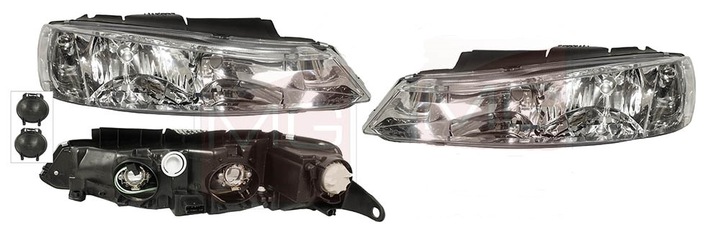 Фари peugeot 406 99-04 комплект depo, Ціна