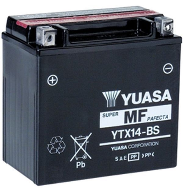 Аккумулятор ytx14-bs honda vtx 1300 2001-2007, Цена
