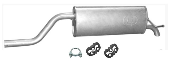 фото №1, Глушитель конечный задний fiat grande punto 1.2 подарки