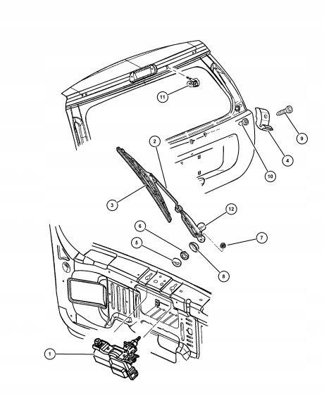 фото №4, Рычаг листовая рессора дворники зад jeep grand cherokee wj