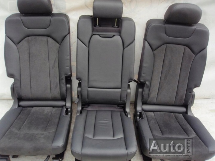 фото №5, Сиденья зад кожа алькантара з підігрівом audi q7 4m