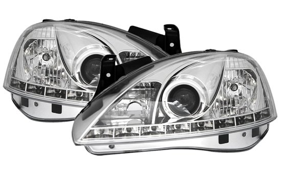 фото №1, Лампи dayline opel corsa c 11/00-6/06 хром