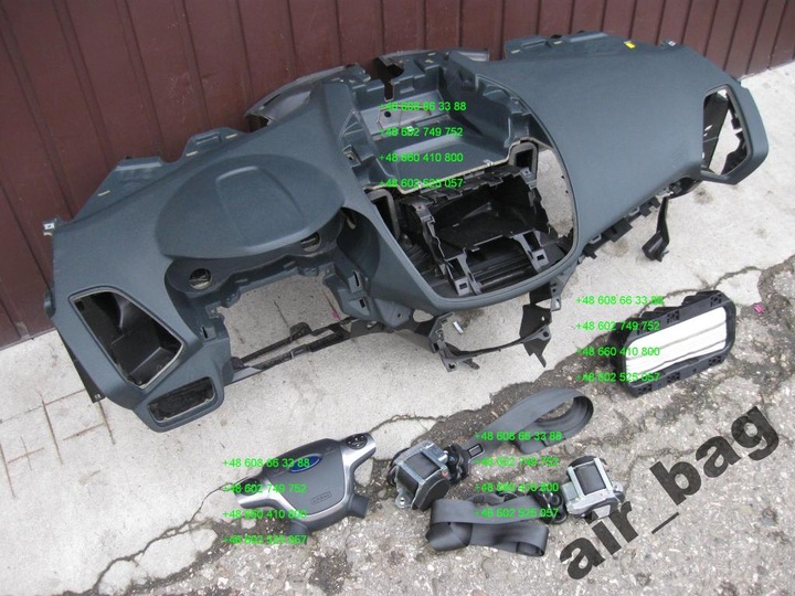 фото №1, Ford c-max max 11 капот панель + 2 подушки подушка безпеки