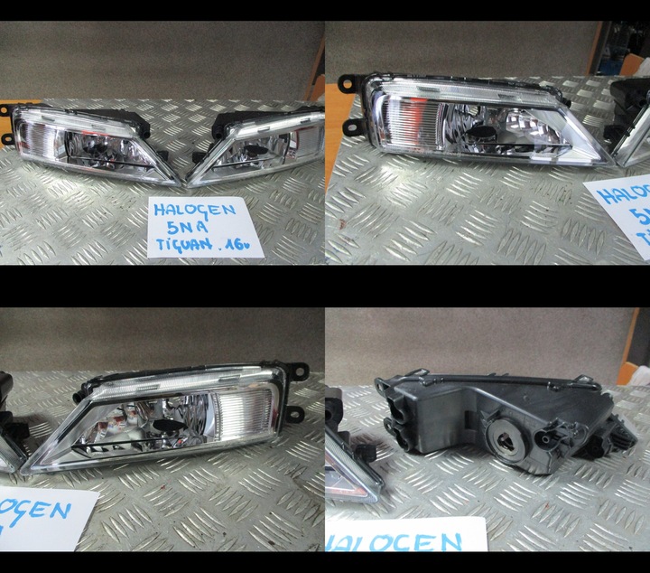 фото №1, Галоген противотуманные фары vw tiguan 5na 16r новый