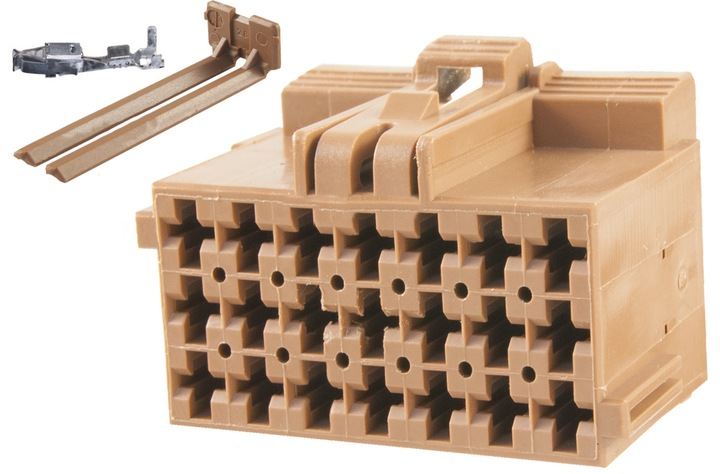 фото №1, Гнездо 21 pin соединитель штекер scania amp tyco damska