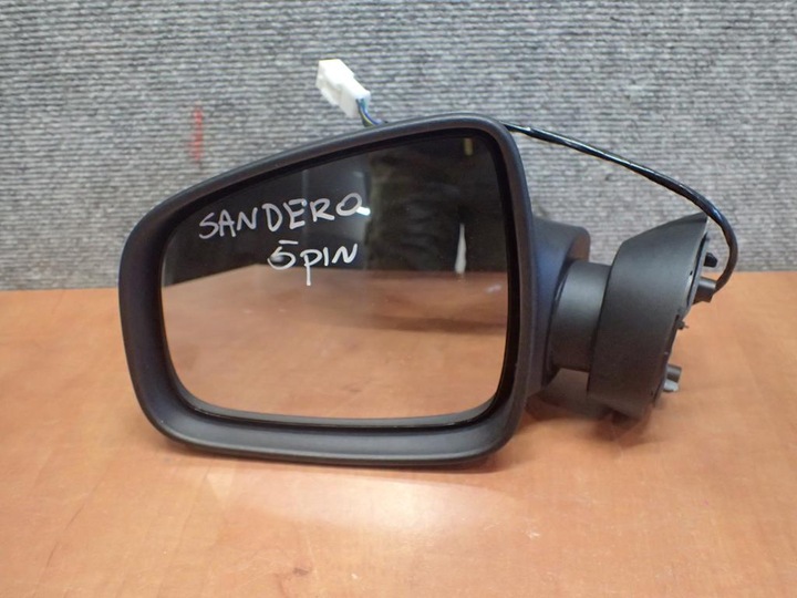 фото №1, Дзеркало ліві dacia sandero 08-12 5pin