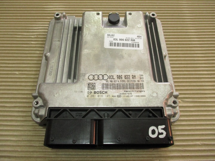 фото №7, Audi компьютер двигателя 03l906022rm 0281016145