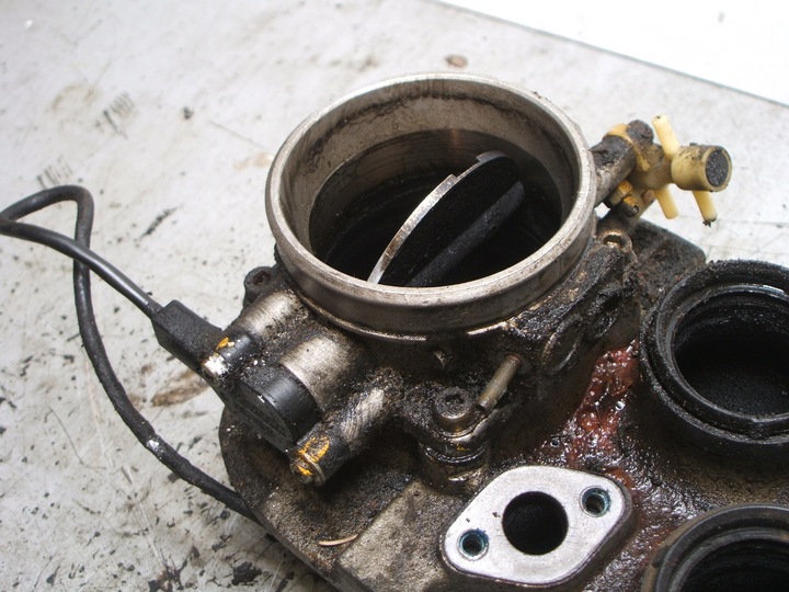 фото №4, Mercedes w126 380 m116 коллектор всасывающий дроссельная заслонка